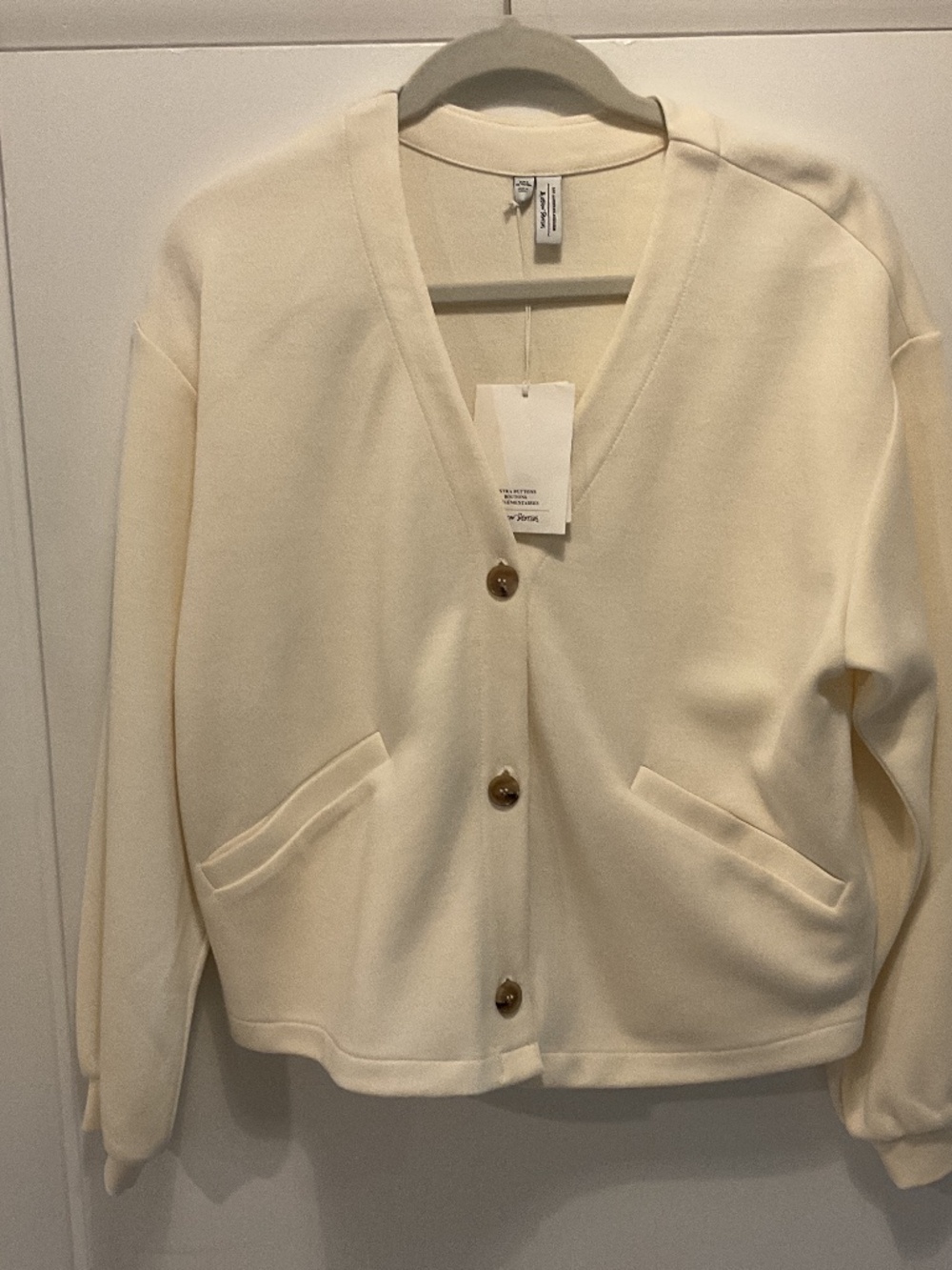 And Other Stories, Small, Ivory Cardigan Jacket